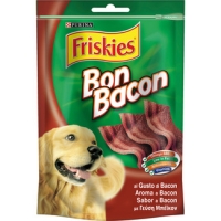 Hipercor  FRISKIES snack para perro sabor a bacon paquete 120 g
