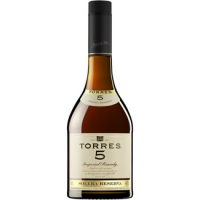 Hipercor  TORRES 5 brandy botella 70
