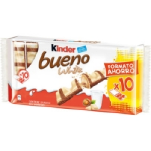 KINDER BUENO White barritas de chocolate blanco y avellanas  5.95 €