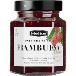 HELIOS confitura natural de frambuesa con 56% fruta y azúcar 2.25 €