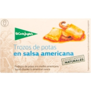 EL CORTE INGLES trozos de potas en salsa americana lata 72 g 1.43 €