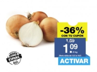 Cebolla 2 kg 1.09 €