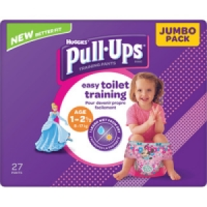 HUGGIES PULL UPS braguita de aprendizaje para niña edad 1 a