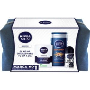 Hipercor  NIVEA MEN neceser con bálsamo after shave Sensitive frasco 1