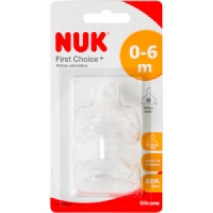 NUK tetina anatómica de silicona con sistema anticólico comp 7.20 €