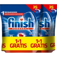 Hipercor  FINISH detergente lavavajillas Power Ball todo en 1 bolsa 35