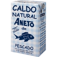 Hipercor  ANETO caldo de pescado 100% natural envase 1 l