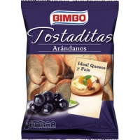 Hipercor  BIMBO tostaditas con arándanos ideal para quesos y foie bols