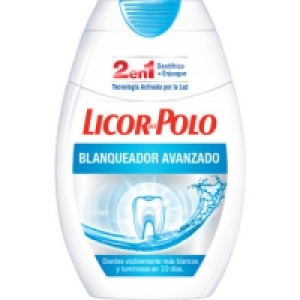 Hipercor  LICOR DEL POLO dentífrico con elixir 2 en 1 blanqueador avan