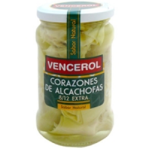 Hipercor  VENCEROL corazones de alcachofa 8-12 piezas frasco 175 g net