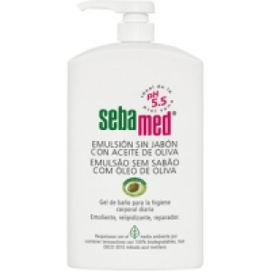 SEBAMED emulsión sin jabón para piel sensible con aceite de