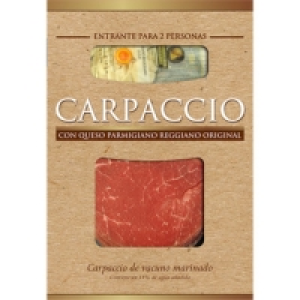 ROLER carpaccio de vacuno marinado sin gluten con queso parm 2.99 €