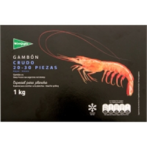 EL CORTE INGLES gambón salvaje crudo especial plancha 20/30  11.99 €