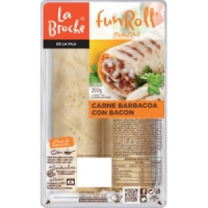 Hipercor  LA BROCHE Fun Roll flautas de carne barbacoa con bacon 2 uni