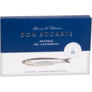 DON BOCARTE filetes de anchoa de pesca selecta del Cantábric 10.45 €