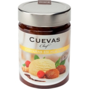 CUEVAS castañas en almíbar ligero frasco 240 g neto escurrid