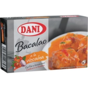 Hipercor  DANI bacalao a la vizcaína lata 70 g neto escurrido