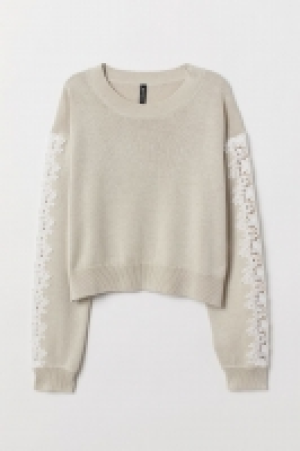  Jersey de punto con encaje 11.99 €