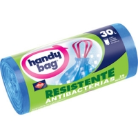 Hipercor  HANDY BAG bolsas de basura resistente azul antibacterias aut