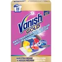 Hipercor  VANISH Gold toallitas anti-transferencia de color caja 32 un