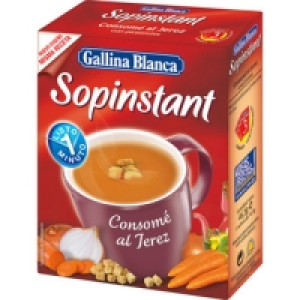 GALLINA BLANCA Sopinstant consomé al jerez con picatostes es