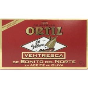 ORTIZ ventresca de bonito del norte en aceite de oliva pesca