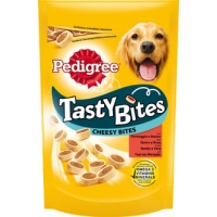 Hipercor  PEDIGREE TASTY BITES snacks para perro con queso y buey enva