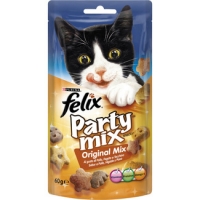 Hipercor  FELIX Party Mix snacks para gatos con sabor a pollo, hígado 