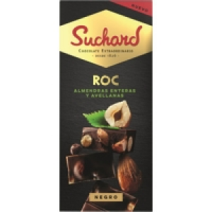 Hipercor  SUCHARD Roc chocolate negro con almendras enteras y avellana