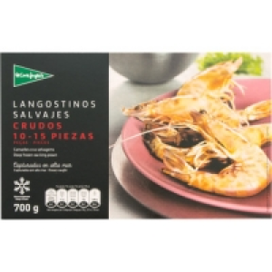 Hipercor  EL CORTE INGLES langostino salvaje crudo 10-15 piezas estuch