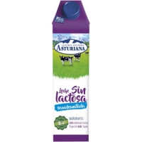 Hipercor  ASTURIANA leche semidesnatada Sin Lactosa 100% ingredientes 