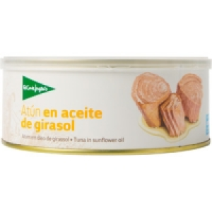 Hipercor  EL CORTE INGLES atún en aceite de girasol lata 650 g neto es