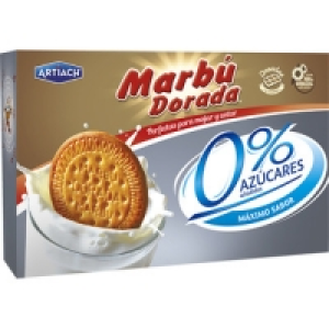 Hipercor  MARBU galletas de desayuno doradas al horno 0% azúcares añad