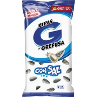 Hipercor  GREFUSA pipas con sal sin gluten bolsa 165 g