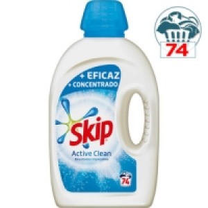 SKIP Active Clean detergente máquina líquido azul botella 74