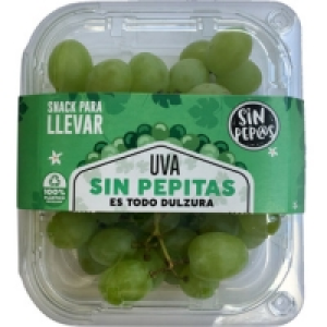 Hipercor  SIN PEP@S uva blanca sin semilla snack para llevar tarrina 2