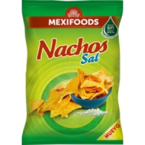 MEXIFOODS nachos con sal bolsa 200 g