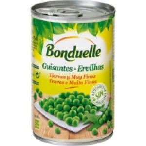 BONDUELLE guisantes al natural tiernos y muy finos sin azúca