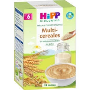 HIPP BIOLOGICO papilla multicereales ecológica sin azúcares