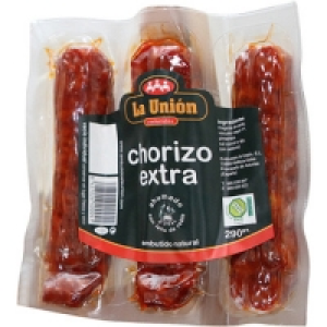 Hipercor  LA UNION chorizo extra ahumado de Asturias sin gluten 3 piez