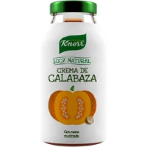 KNORR crema de calabaza con nuez moscada 100% natural botell