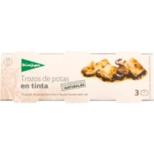 EL CORTE INGLES trozos de potas en tinta pack 3 lata 59 g ne