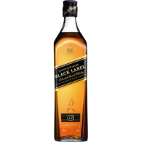 Hipercor  JOHNNIE WALKER Black Label whisky escocés 12 años botella 70