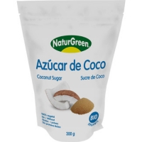 Hipercor  NATURGREEN azúcar de coco ecológica envase 300 g