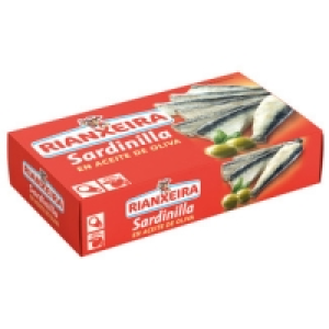 Hipercor  RIANXEIRA sardinilla en aceite de oliva 6-8 piezas lata 57 g