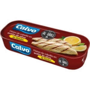 CALVO filetes de caballa en aceite de oliva al limón al gril