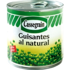CASSEGRAIN guisantes al natural extrafinos lata 280 g neto e 2.89 €