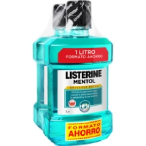 Hipercor  LISTERINE enjuague bucal mentol pack 2 frasco 1000 ml format