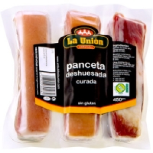 LA UNION panceta deshuesada curada sin gluten 3 unidades env
