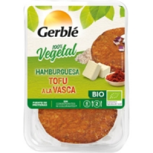 Hipercor  GERBLE hamburguesa vegetal de tofu a la vasca ecológica band